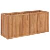 Garden Raised Bed 59.1"x19.7"x27.6" Solid Wood Teak