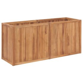 Garden Raised Bed 59.1"x19.7"x27.6" Solid Wood Teak