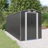 Garden Shed Anthracite 75.6"x205.9"x87.8" Galvanized Steel