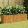 Garden Raised Bed 47.2"x15.7"x15.7" Corten Steel