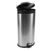 Better Homes & Gardens 7.9 Gallon Trash Can, Oval Kitchen Step Trash Can, Stainless Steel