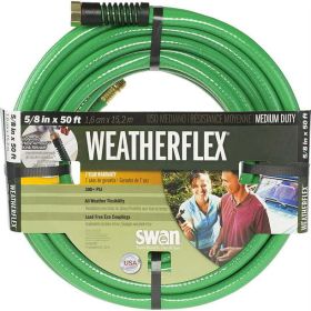 Swan WeatherFLEX® Medium Duty Garden Hose, Green