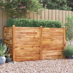 Garden Raised Bed 63"x23.6"x33.1" Solid Wood Acacia