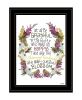 "Charming Garden" by House Fenway, Ready to Hang Framed Print, Black Frame