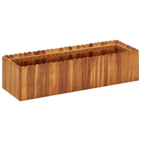 Garden Raised Bed 39.3"x11.8"x9.8" Solid Acacia Wood