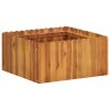 Garden Raised Bed 19.6"x19.6"x9.8" Solid Acacia Wood