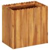 Garden Raised Bed 19.6"x11.8"x19.6" Solid Acacia Wood