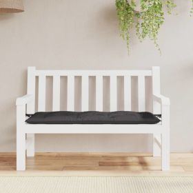 Garden Bench Cushion Anthracite 47.2"x19.7"x2.8" Oxford Fabric