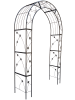 Metal Garden Arch Garden Arbor Trellis Climbing Plants Support Arch Outdoor Arch Wedding Arch Party Events Archway Black