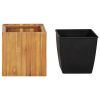 Garden Raised Bed Pot 17.1"x17.1"x17.3" Solid Acacia Wood