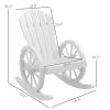 Garden lounge chairs-White