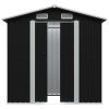 Garden Storage Shed Anthracite Steel 80.3"x52"x73.2"