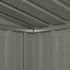 Garden Storage Shed Anthracite Steel 80.3"x52"x73.2"