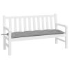 Garden Bench Cushion Gray 59.1"x19.7"x2.8" Oxford Fabric