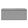 Garden Shed 101.2"x154.3"x71.3" Metal Gray