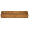 Garden Wall Planter 19.7"x6.3"x3.9" Corten Steel