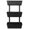 Garden Planter 6 pcs 39.4" Anthracite