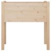 Garden Planter 27.6"x12.2"x27.6" Solid Wood Pine