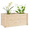 Garden Planter 39.4"x19.7"x19.7" Solid Wood Pine