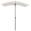 Garden Parasol with Pole 78.7"x51.2" Sand