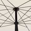 Garden Parasol with Pole 78.7"x51.2" Sand