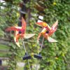 2/Pack Windmill Garden Lights Solar Wind Spinner