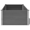 Garden Raised Bed WPC 59.1"x39.4"x21.3" Gray