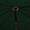 Garden Parasol with Pole 78.7"x51.2" Green