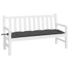 Garden Bench Cushion Anthracite 59.1"x19.7"x2.8" Oxford Fabric