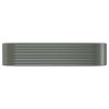 Garden Raised Bed Powder-coated Steel 126.8"x39.4"x26.8" Gray