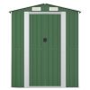 Garden Shed Green 75.6"x303.9"x87.8" Galvanized Steel