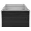 Garden Raised Bed Anthracite 94.5"x31.5"x17.7" Galvanized Steel