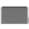 Garden Raised Bed WPC 59.1"x19.7"x35.8" Gray