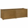 Garden Planter Honey Brown 59.1"x19.7"x19.7" Solid Wood Pine