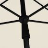 Garden Parasol with Pole 82.7"x55.1" Sand