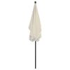 Garden Parasol with Pole 82.7"x55.1" Sand