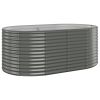 Garden Raised Bed Powder-coated Steel 68.9"x39.4"x26.8" Gray