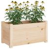 Garden Planter 23.6"x12.2"x12.2" Solid Wood Pine