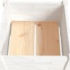 Garden Planter White 15.7"x15.7"x27.6" Solid Wood Pine