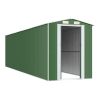 Garden Shed Green 75.6"x303.9"x87.8" Galvanized Steel