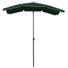 Garden Parasol with Pole 78.7"x51.2" Green