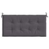 Garden Bench Cushion Anthracite 39.4"x19.7"x1.2" Oxford Fabric