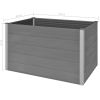 Garden Raised Bed WPC 59.1"x39.4"x35.8" Gray