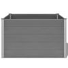 Garden Raised Bed WPC 59.1"x39.4"x35.8" Gray