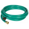 Best Garden Vinyl Leader Hose with Male and Female Couplings 5/8" x 15' Green