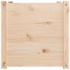 Garden Planters 2 pcs 19.7"x19.7"x19.7" Solid Wood Pine