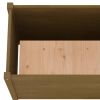 Garden Planter Honey Brown 39.4"x19.7"x27.6" Solid Wood Pine