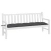 Garden Bench Cushion Anthracite 70.9"x19.7"x2.8" Oxford Fabric