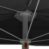 Garden Half Parasol with Pole 70.9"x35.4" Anthracite