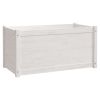 Garden Planter White 39.4"x19.7"x19.7" Solid Wood Pine